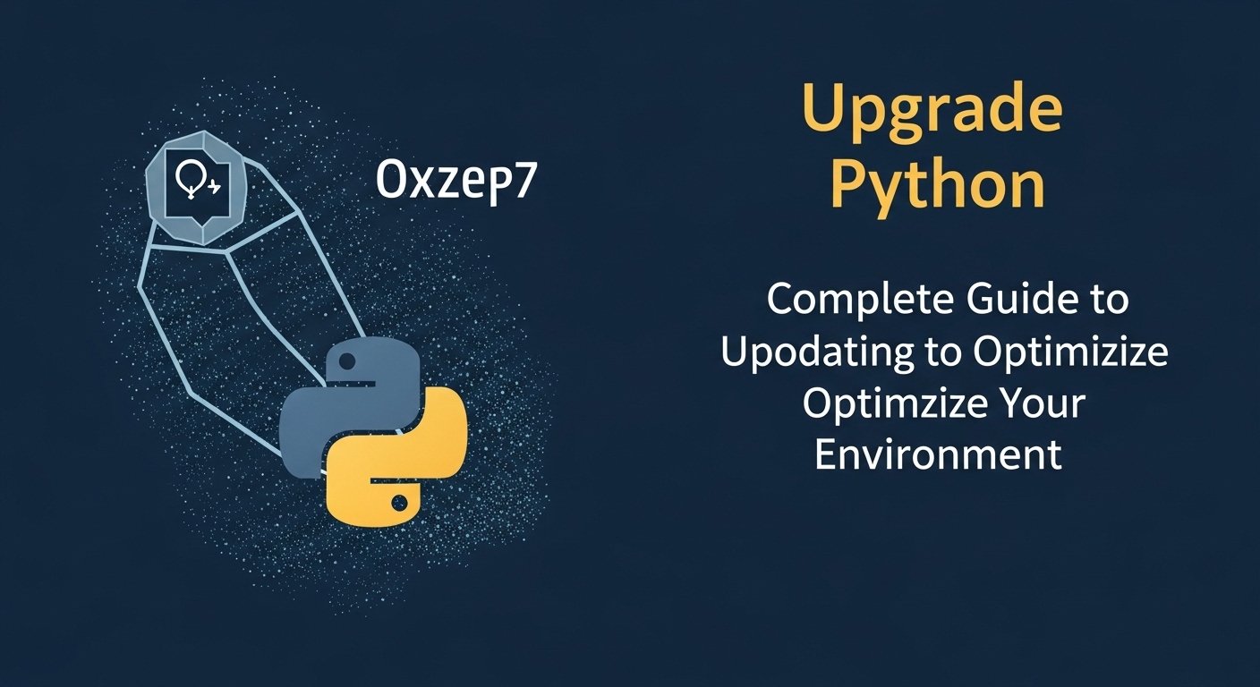 Upgrade Oxzep7 Python