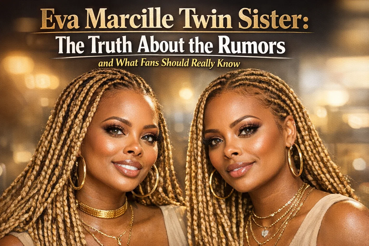 Eva Marcille Twin Sister
